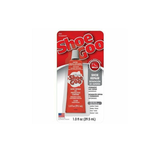 A tube of Gray Nicolls Shoe Goo with red and white packaging.